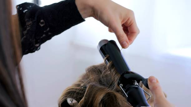  Styling hair with foam hair rollers for gorgeous beachy waves

